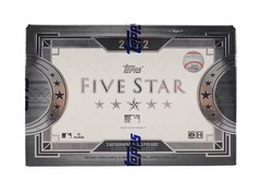 2022 Topps Five Star MLB Baseball Hobby Box